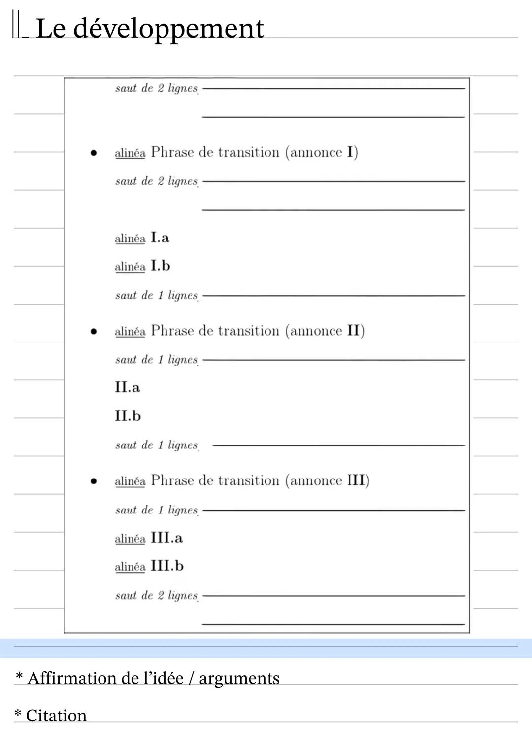 Le commentaire de
|_ L'introduction
texte
a) Amorce
Ex: " durant le siècle des Lumières, les philosophes ont voulut
nous faire part du savoi