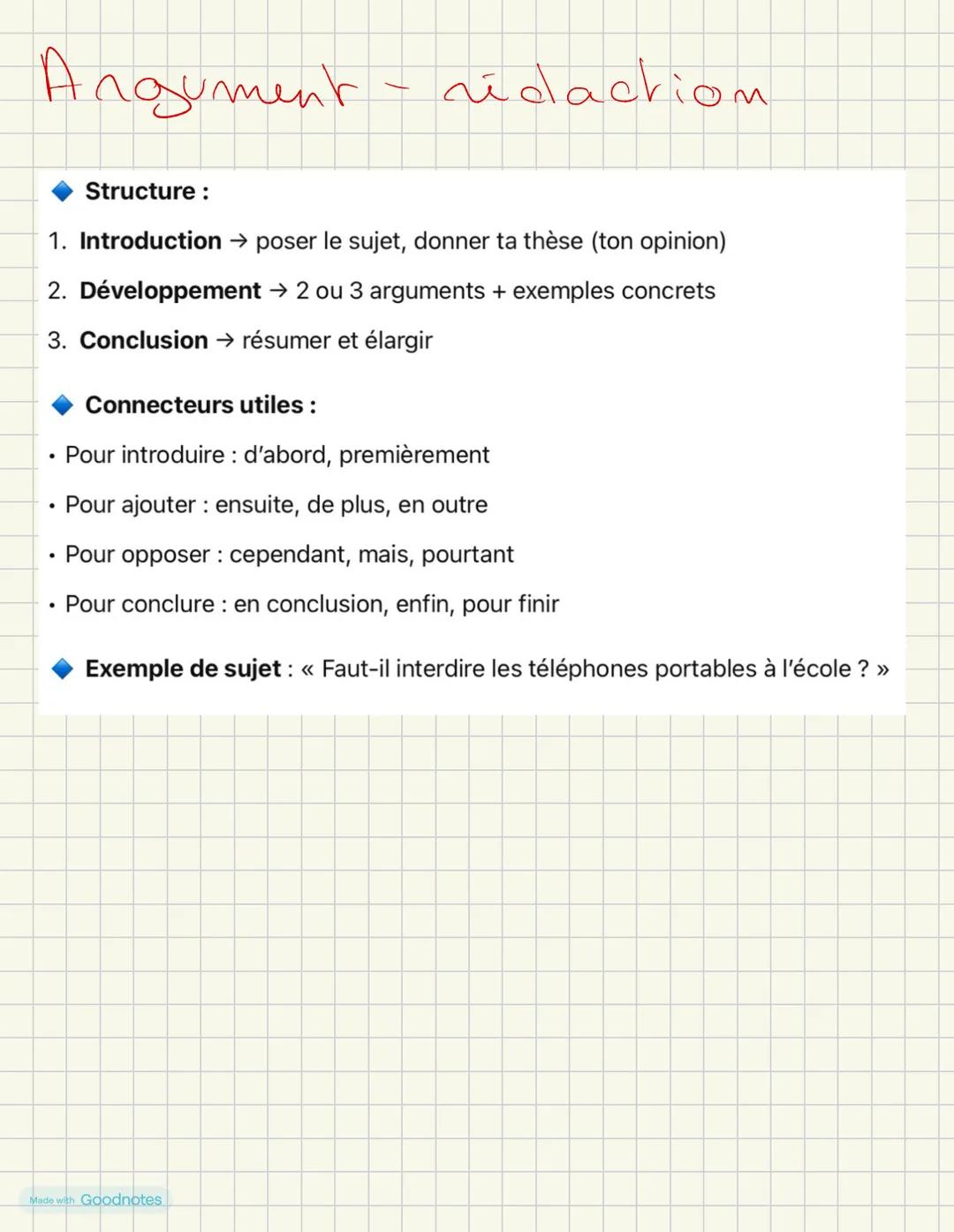 # type et forme de phrase
| Type de phrase | Fonction | Exemple |
|---|---|---|
| Déclarative | Donne une information | Je révise pour le b