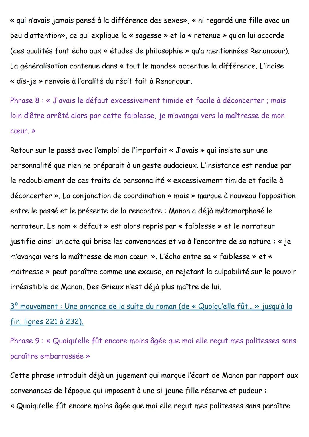 Texte bac 13: Manon Lescaut, extrait de La rencontre de Des Grieux et Manon
Introduction:
1)Présentation de l'œuvre :
Constituant le VIIème