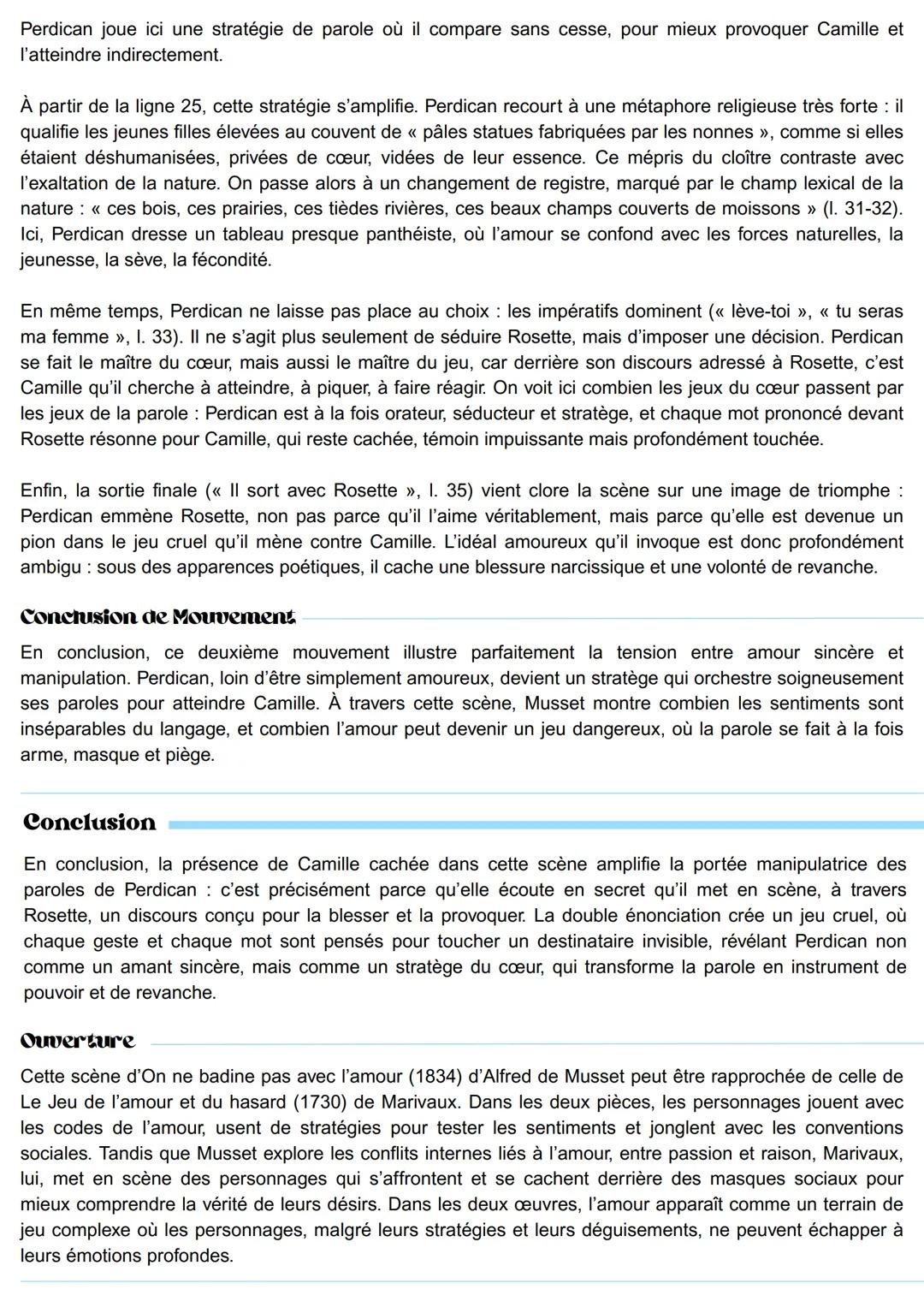 Acte 3 scène 3, On ne badine
pas avec l'amour
Introduction
Accroche: En 1827, dans la préface de Cromwell, Victor Hugo affirme que l'art doi