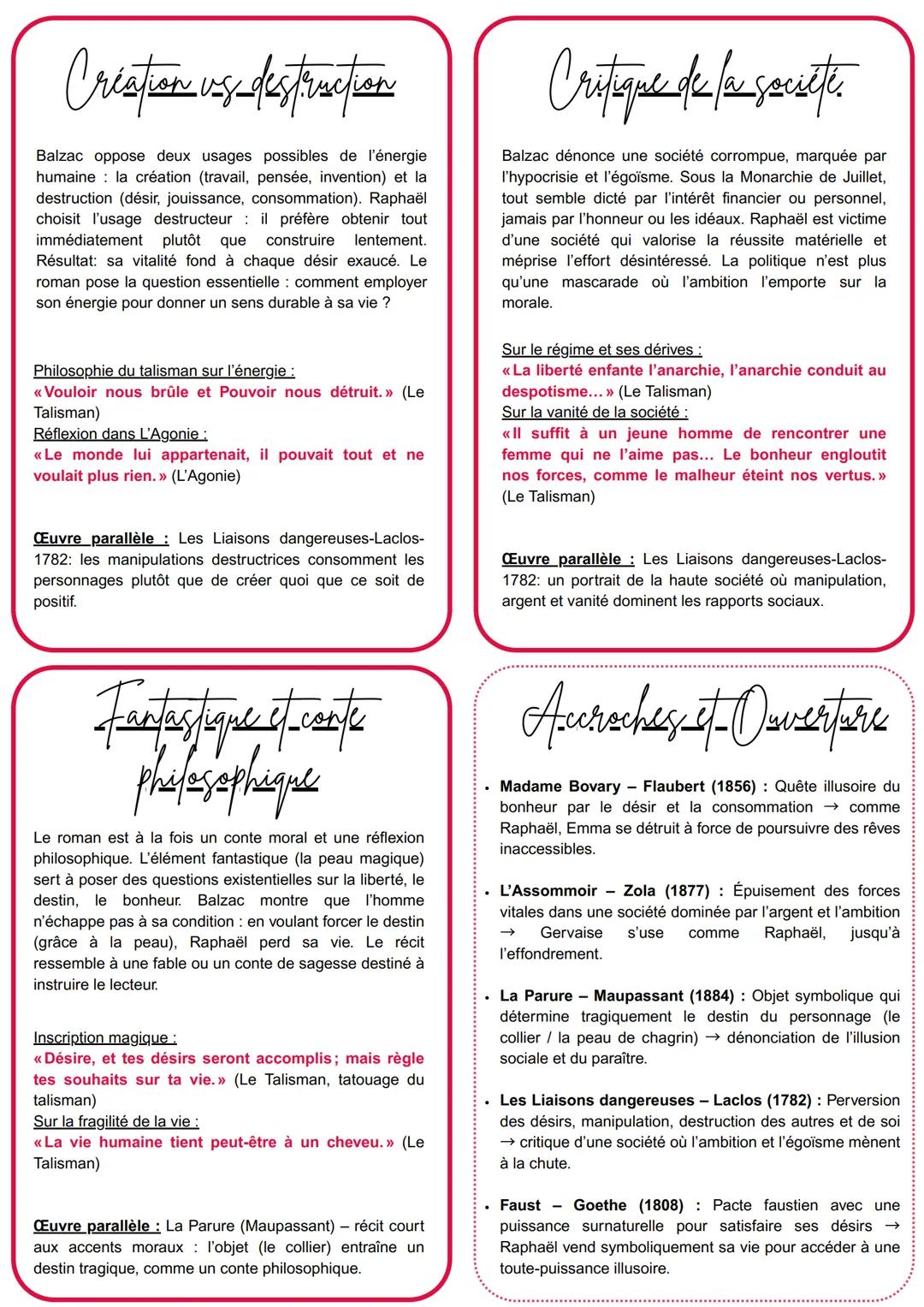 Le Roman
LA PEAU DE CHAGRIN
Honoré de Balzac
Écrivain français du XIXe siècle, chef de file du réalisme,
marqué à ses débuts par le romantis