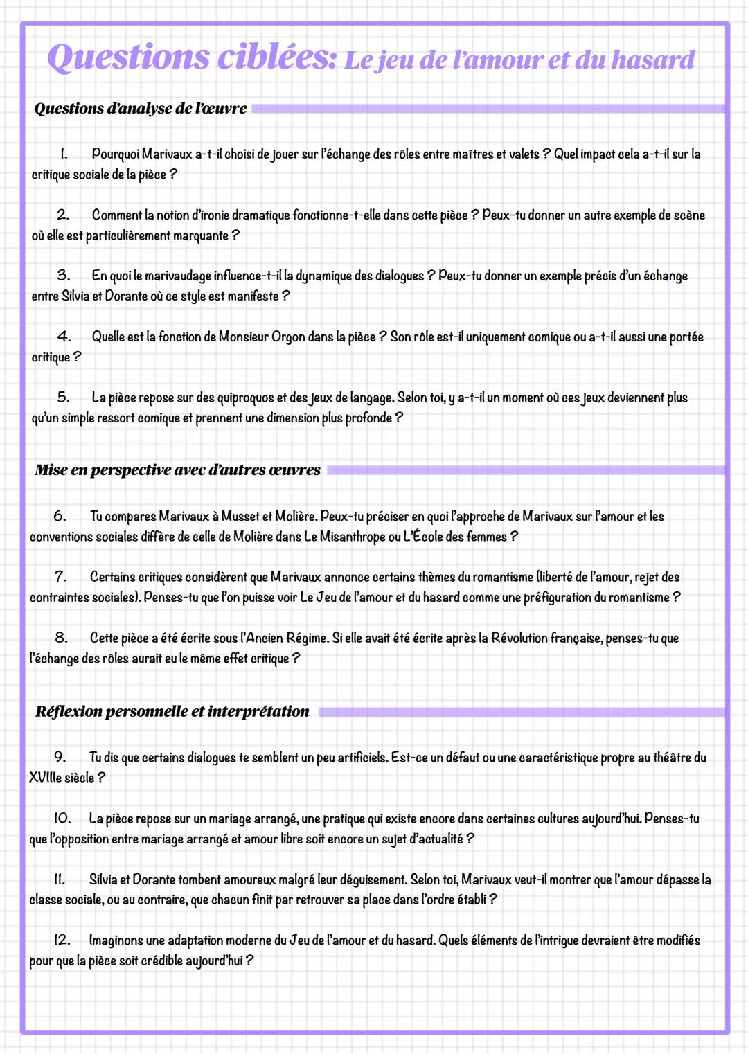 • Œuvre
Questions lecture cursive
1- Que pensez-vous du titre? Le trouvez vous pertinent?
2- Quel autre titre donneriez-vous à l'œuvre et po