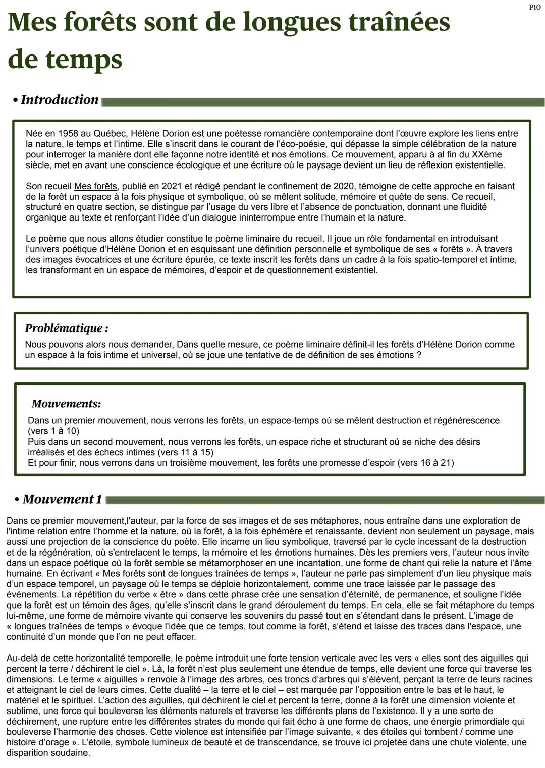 Mes forêts sont de longues traînées
de temps
• Introduction
Née en 1958 au Québec, Hélène Dorion est une poétesse romancière contemporaine d