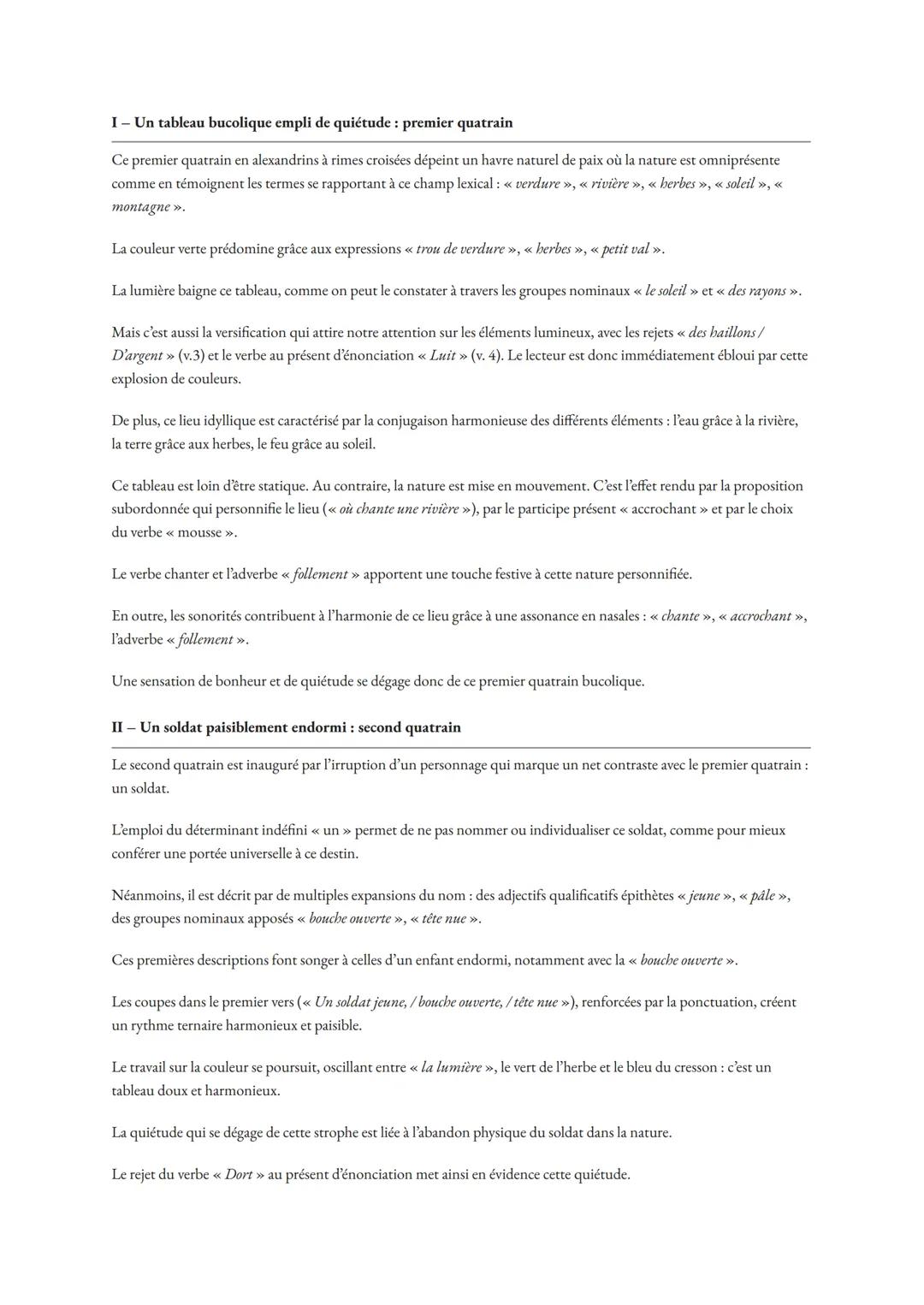 TEXTE 14: LE DORMEUR DU VAL
INTRODUCTION
Accroche/ Auteur
En 1870, en pleine guerre contre la Prusse, Arthur Rimbaud, seize ans, fugue pour