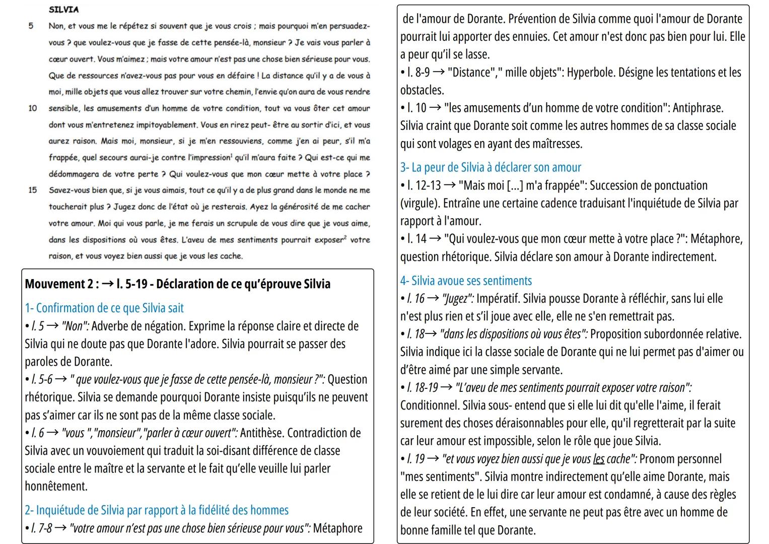 TEXTE : Le Jeu de l'amour et du hasard, Acte III, scène 8, Marivaux, 1730.
INTRODUCTION (1 min 30 max.)
Carte d'identité de l'œuvre
Titre: L