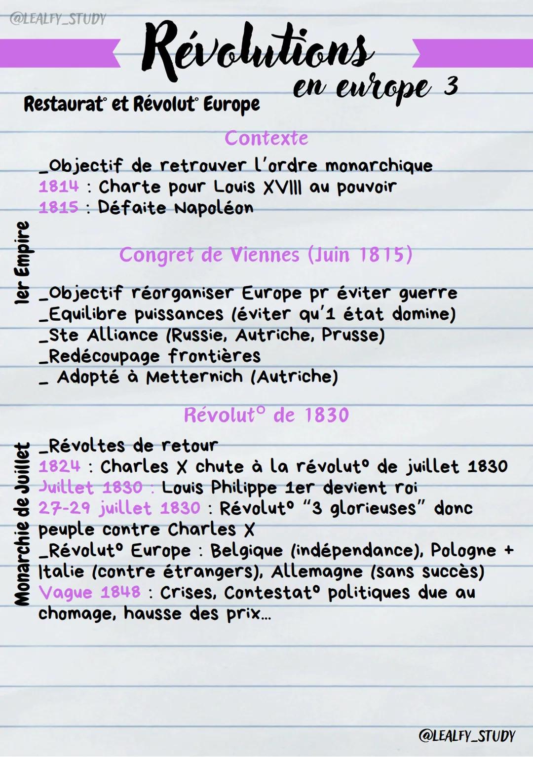 @LEALFY_STUDY
Révolutions
Révolution française et l'empire
en europe 1
Crises
Causes de la Révolut° FR
_Financière: Déficit budget, état end