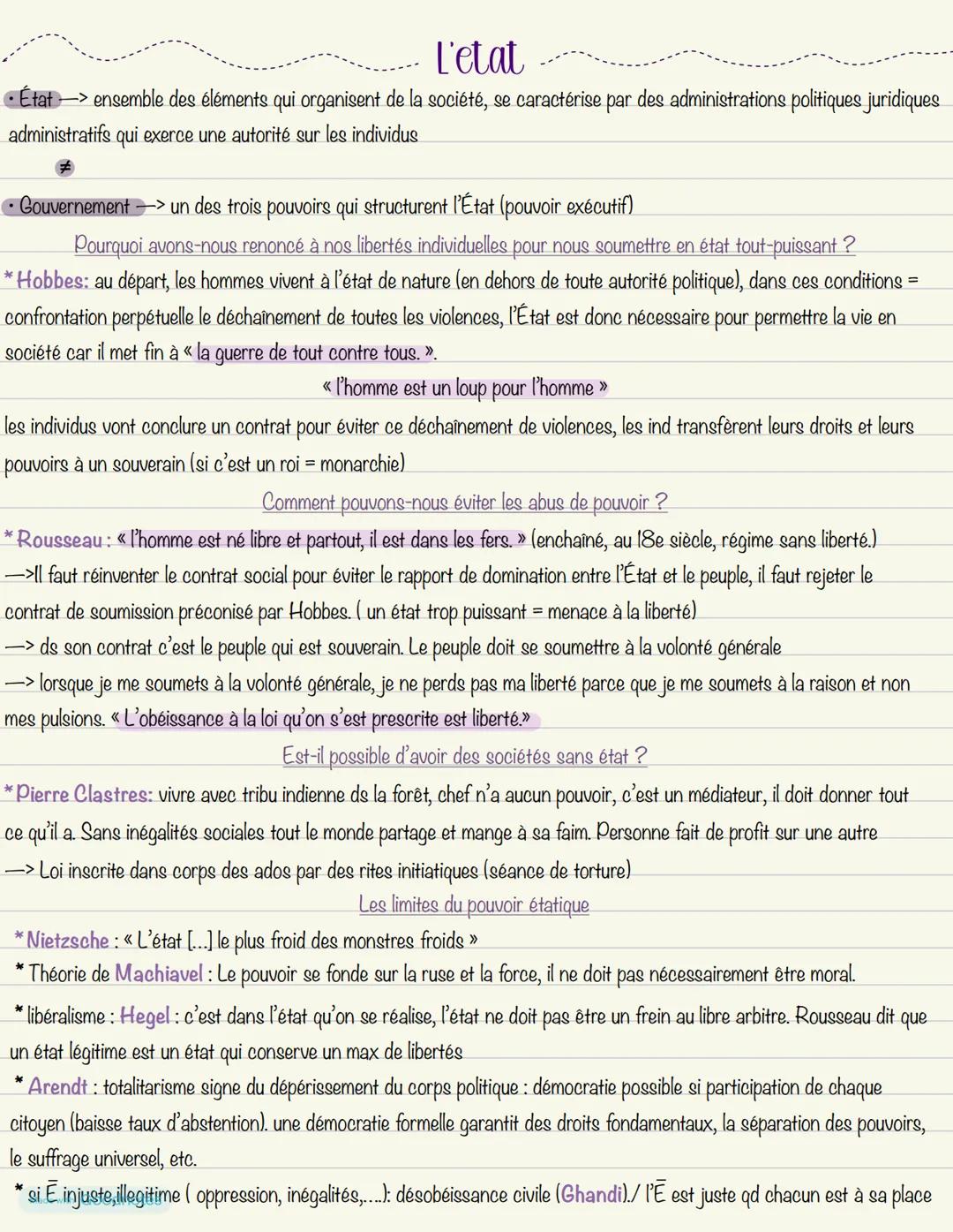 L'etat
• État -> ensemble des éléments qui organisent de la société, se caractérise par des administrations politiques juridiques
administra