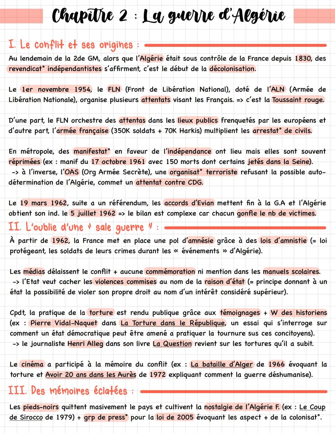 Chapitre 1: La première guerre mondiale
I. Les causes de la première guerre mondiale :
Le nationalisme est un mouvement pol qui revendique l