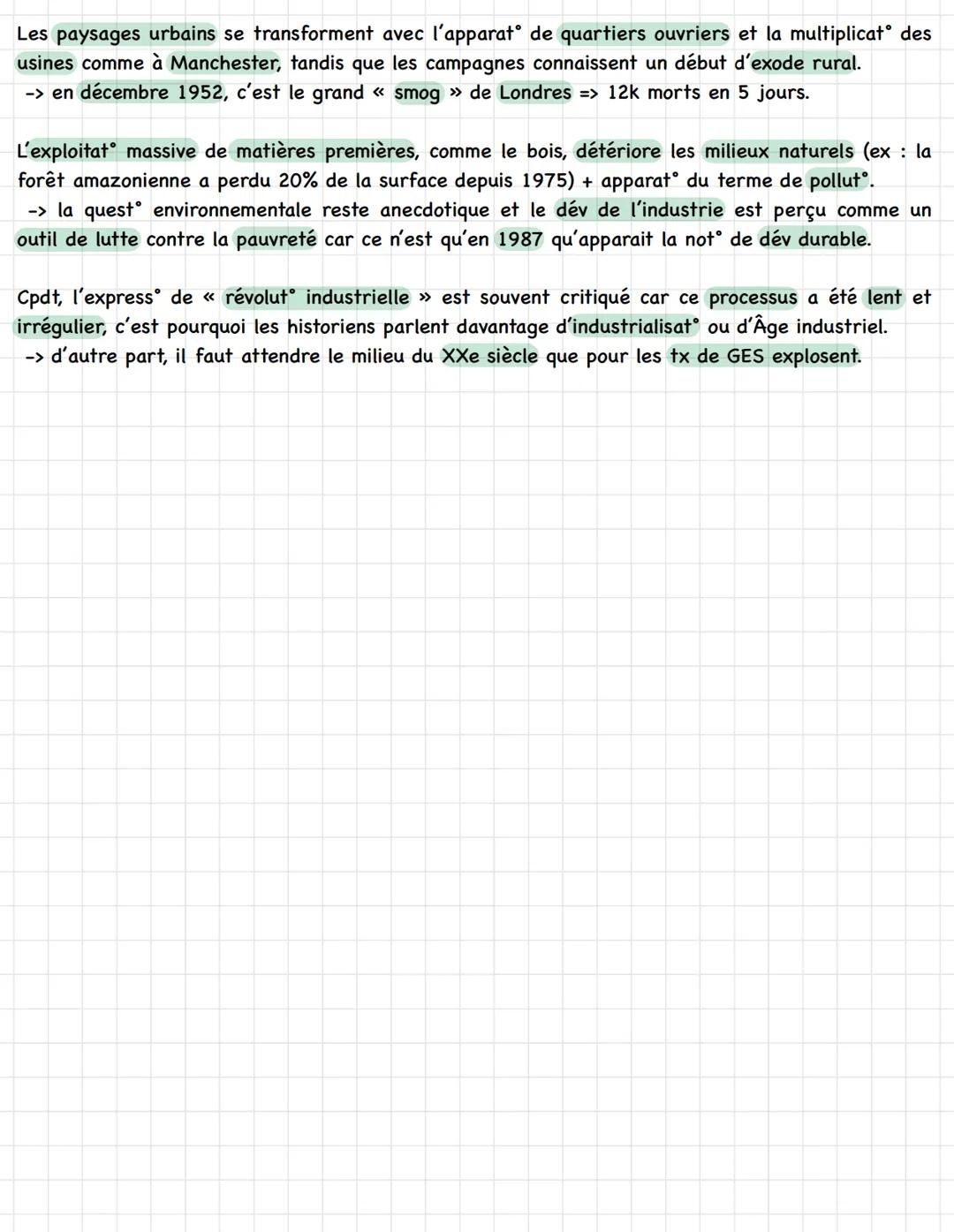 Chapitre 1: La révolution néolithique et industrielle
I. La "révolution néolithique" :
L'anthropisat, càd la transformat des milieux naturel