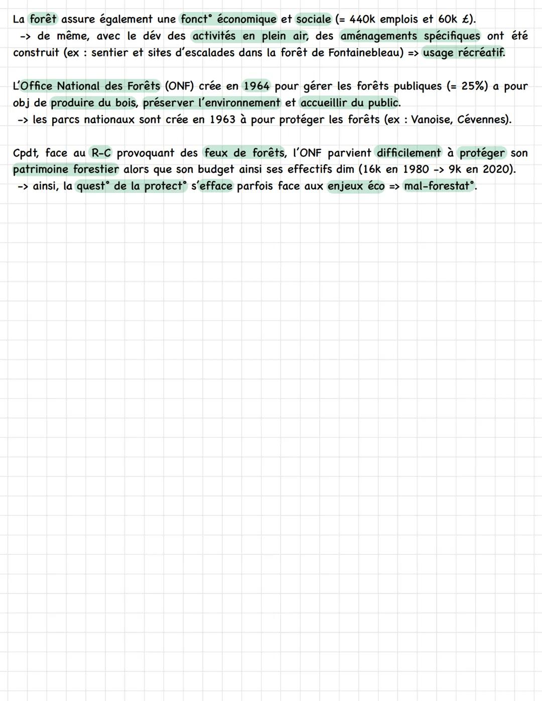 Chapitre 1: La révolution néolithique et industrielle
I. La "révolution néolithique" :
L'anthropisat, càd la transformat des milieux naturel