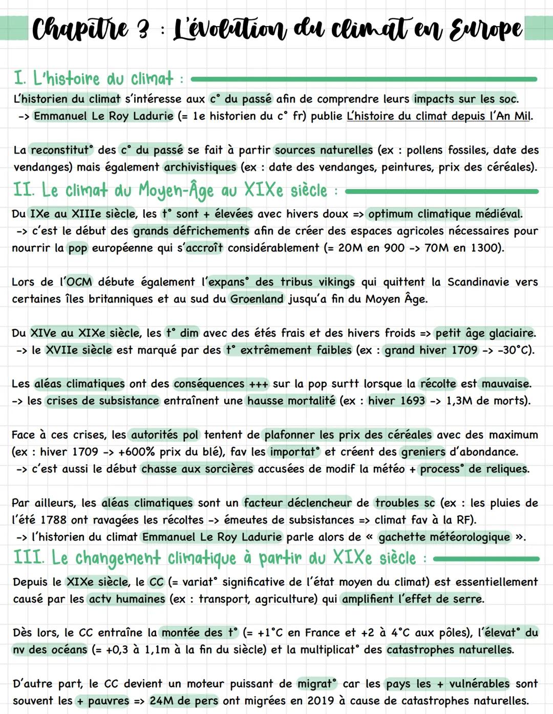 Chapitre 1: La révolution néolithique et industrielle
I. La "révolution néolithique" :
L'anthropisat, càd la transformat des milieux naturel