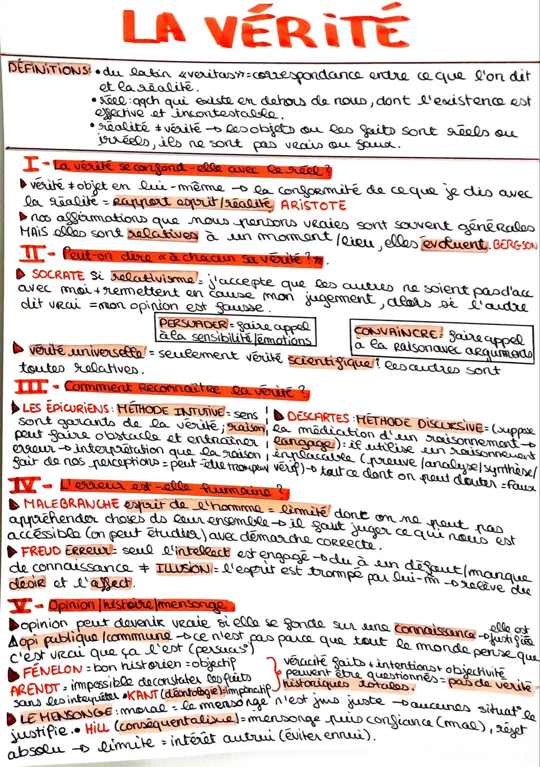 LA RAISON
DEFINITIONS! Faculté de connaître, juger afin de comprendre ce qui nous
entoure
• se met au service de la vérété et du bien
• on p