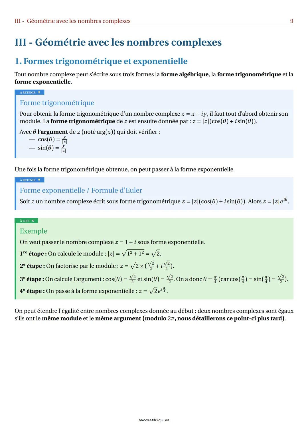 a²+b²=c²
Chapitre XIII - Les nombres complexes (Maths
expertes)
Bacomathiques - https://bacomathiqu.es
TABLE DES MATIÈRES
I- L'ensemble des
