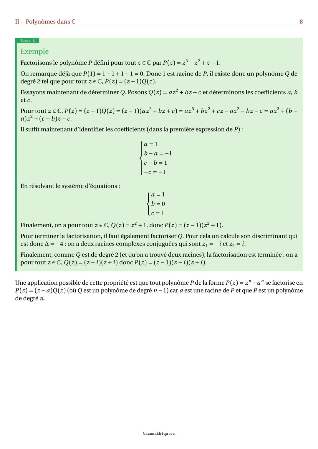 a²+b²=c²
Chapitre XIII - Les nombres complexes (Maths
expertes)
Bacomathiques - https://bacomathiqu.es
TABLE DES MATIÈRES
I- L'ensemble des