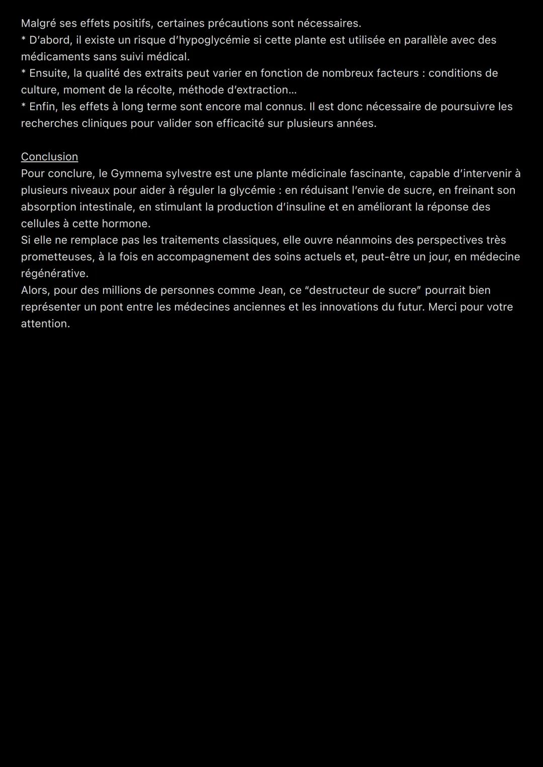 GRAND ORAL SVT
Introduction
Jean a 58 ans. Il est diabétique depuis maintenant dix ans. Malgré une hygiène de vie stricte et
des injections