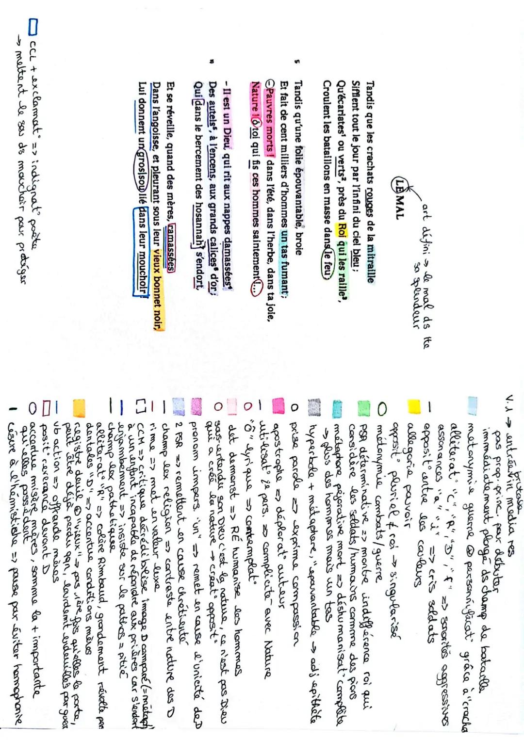 Ext4/<«Le Mal », Cahier de Douai, Arthur Rimbaud
(1919)
Intro:
publié en 1870
CŒUVRE
- écrit pendant la guerre franco-prussienne
- situé au