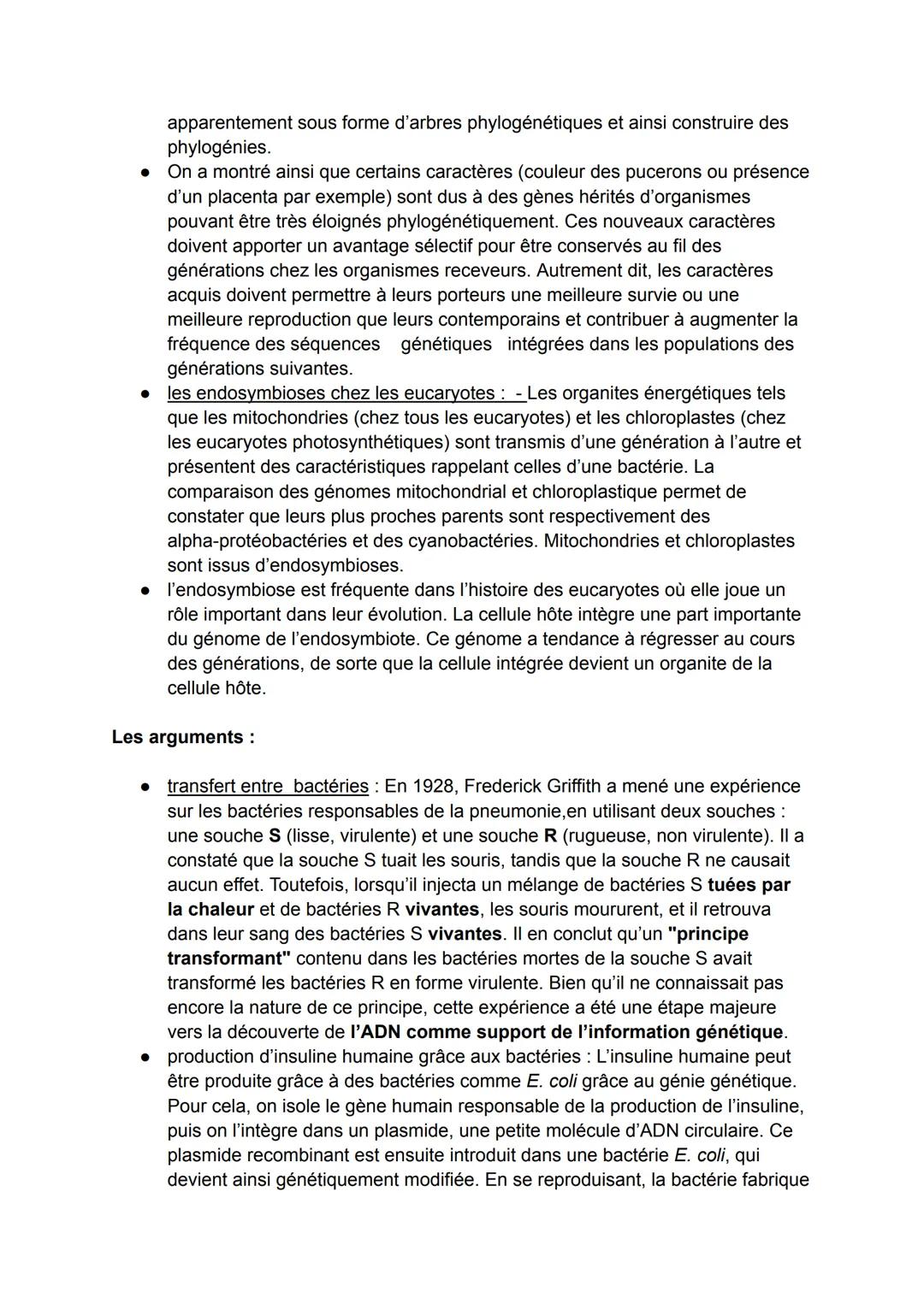 Bac SVT
Theme 1 : la terre, la vie et l'organisation du vivant
chap 1 : l'origine du génotype des individus :
défs importante:
• mitose: la