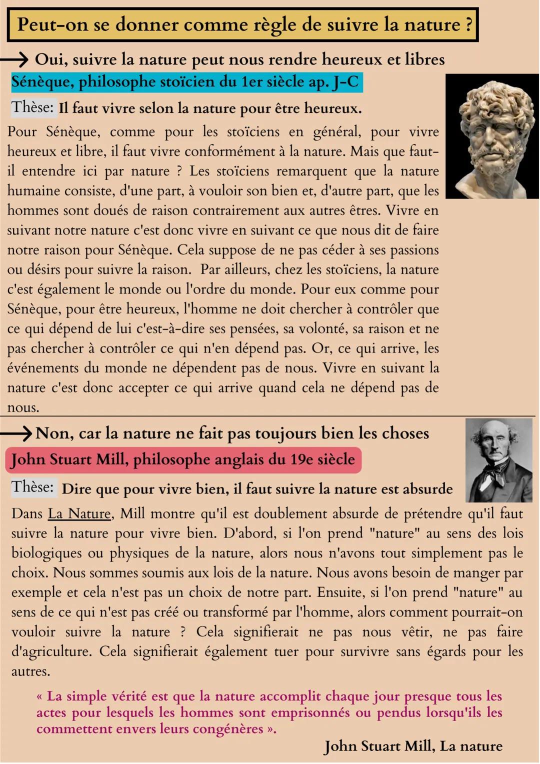 La nature
Définitions importantes :
La nature: On peut définir la nature comme l'ensemble des espaces
et des êtres qui n'ont pas été créés o