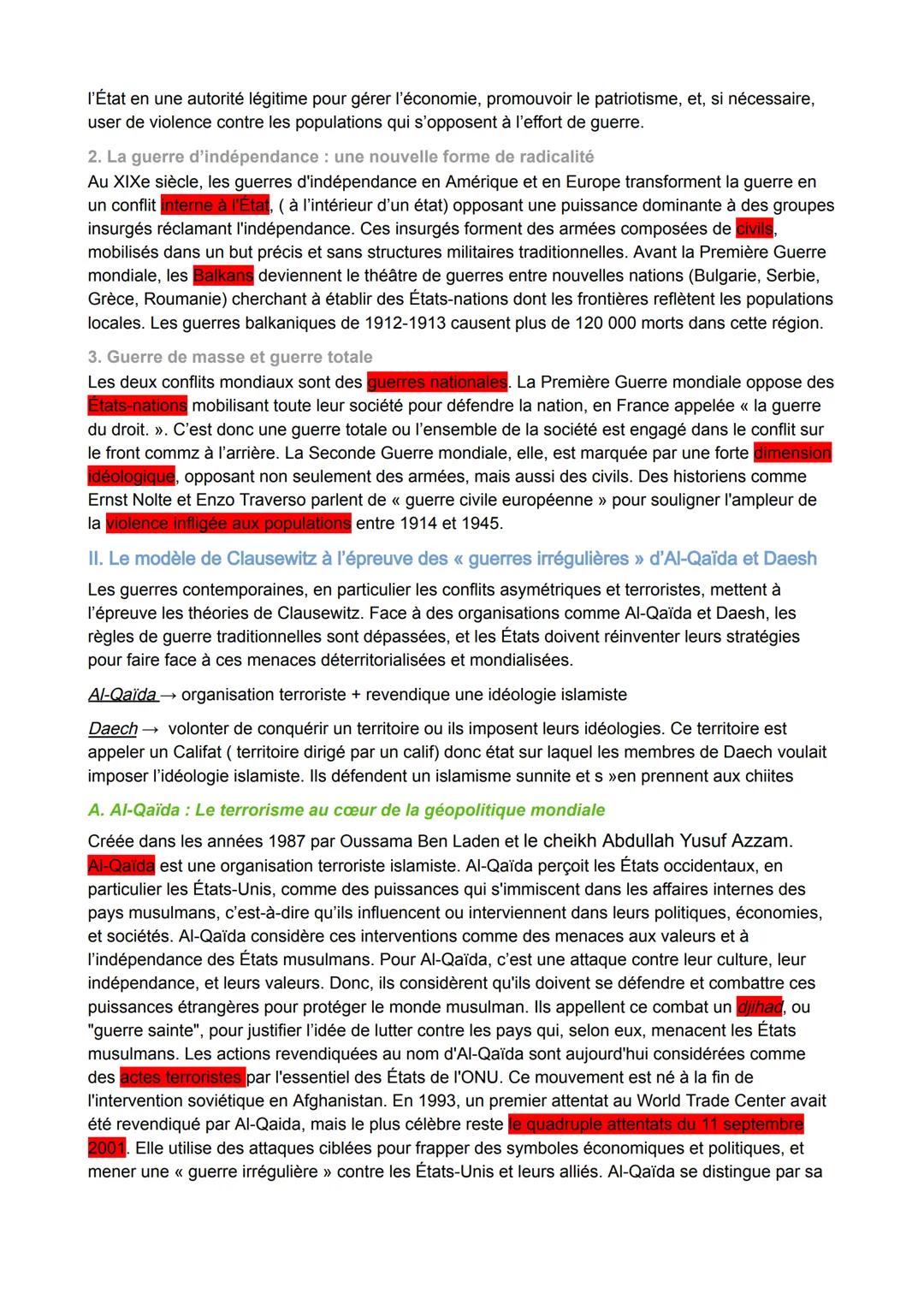 THÈME 2
Faire la guerre, faire la paix formes de conflits et modes de résolution.
Quelles sont les différentes formes de conflits dans le mo