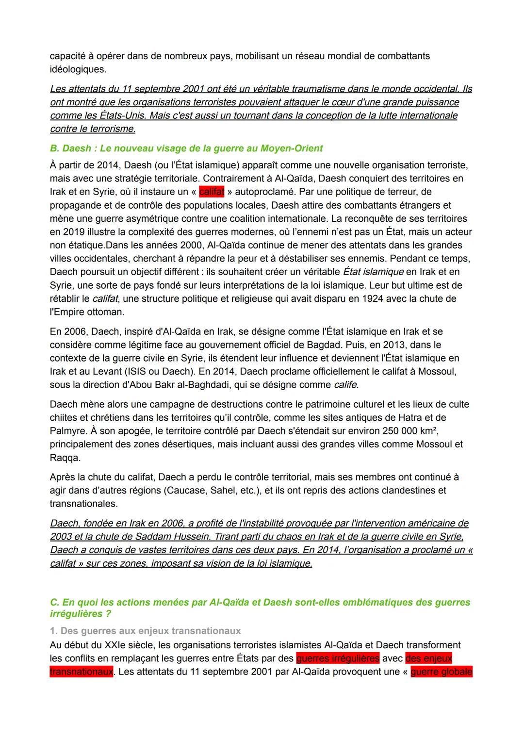 THÈME 2
Faire la guerre, faire la paix formes de conflits et modes de résolution.
Quelles sont les différentes formes de conflits dans le mo