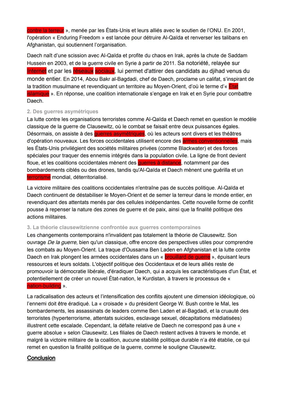 THÈME 2
Faire la guerre, faire la paix formes de conflits et modes de résolution.
Quelles sont les différentes formes de conflits dans le mo