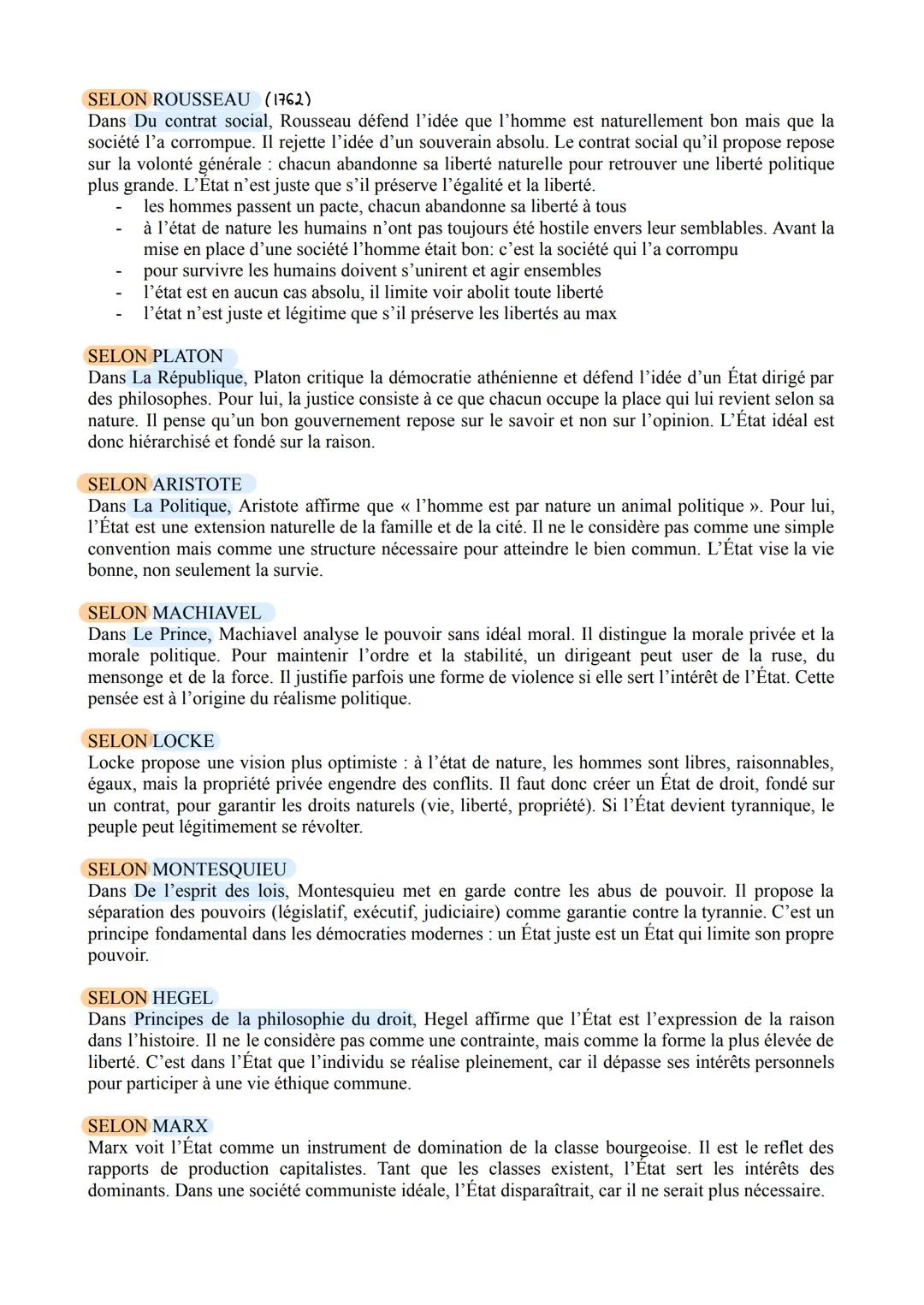 ÉTAT
Etymologie:
vient du latin status: «se tenir debout», «position stable», d'où l'idée de structure politique
organisée.
Définitions:
L'É