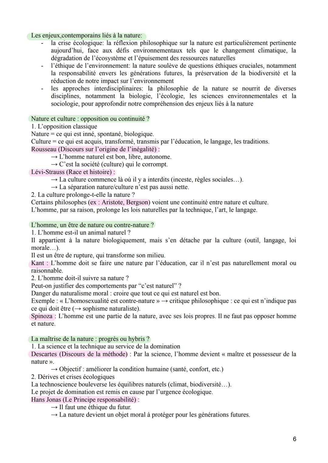 LA NATURE
Étymologie: du latin natura = ce qui naît, ce qui croît (origine grecque phusis).
la nature: ce qui est par soi
La nature, c'est c