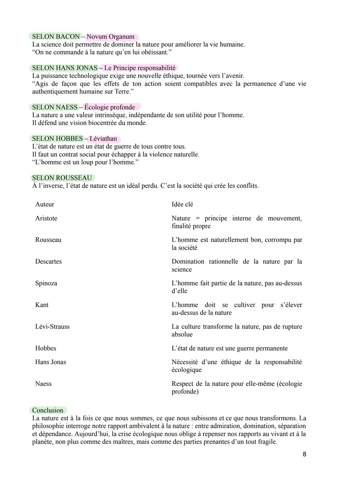 LA NATURE
Étymologie: du latin natura = ce qui naît, ce qui croît (origine grecque phusis).
la nature: ce qui est par soi
La nature, c'est c