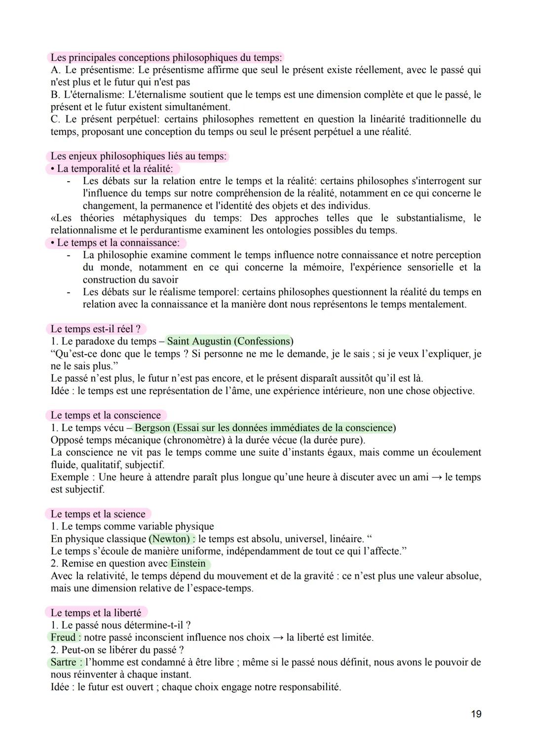 LE TEMPS
Etymologie
Vient du grec: << Temnos » -> couper, enlever en coupant vient du latin: «Tempus» -> Division du
temps, époque/saison, p
