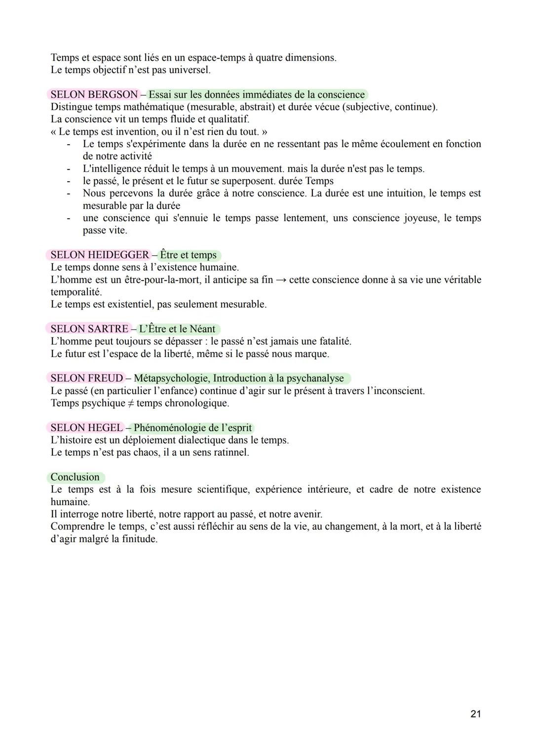 LE TEMPS
Etymologie
Vient du grec: << Temnos » -> couper, enlever en coupant vient du latin: «Tempus» -> Division du
temps, époque/saison, p