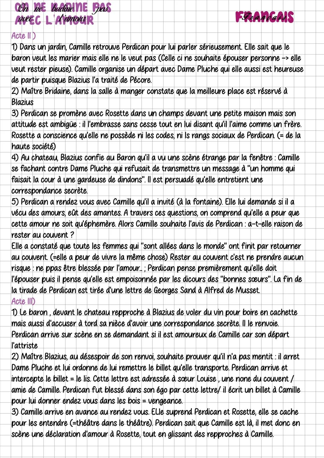 # On ne badine pas avec l'amour
## Présentation :
titre de l'œuvre : On ne badine pas avec l'amour
Auteur : Alfred de Musset
Date : 1834
M