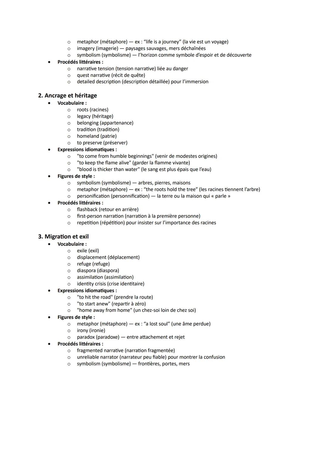AXE 1: L'Imaginaire
VOCABULAIRE PAR AXE
1. L'imagination créatrice et visionnaire
Vocabulaire :
to envision (imaginer, visualiser)
o to conj