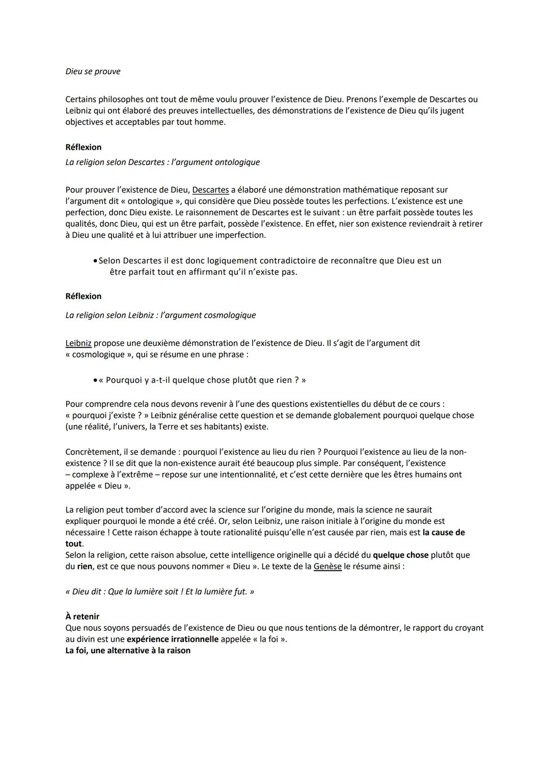 ## LA RELIGION
### Introduction:
Le mot religion vient du latin *religare*, qui signifie << relier >>. La philosophie comprend et analyse