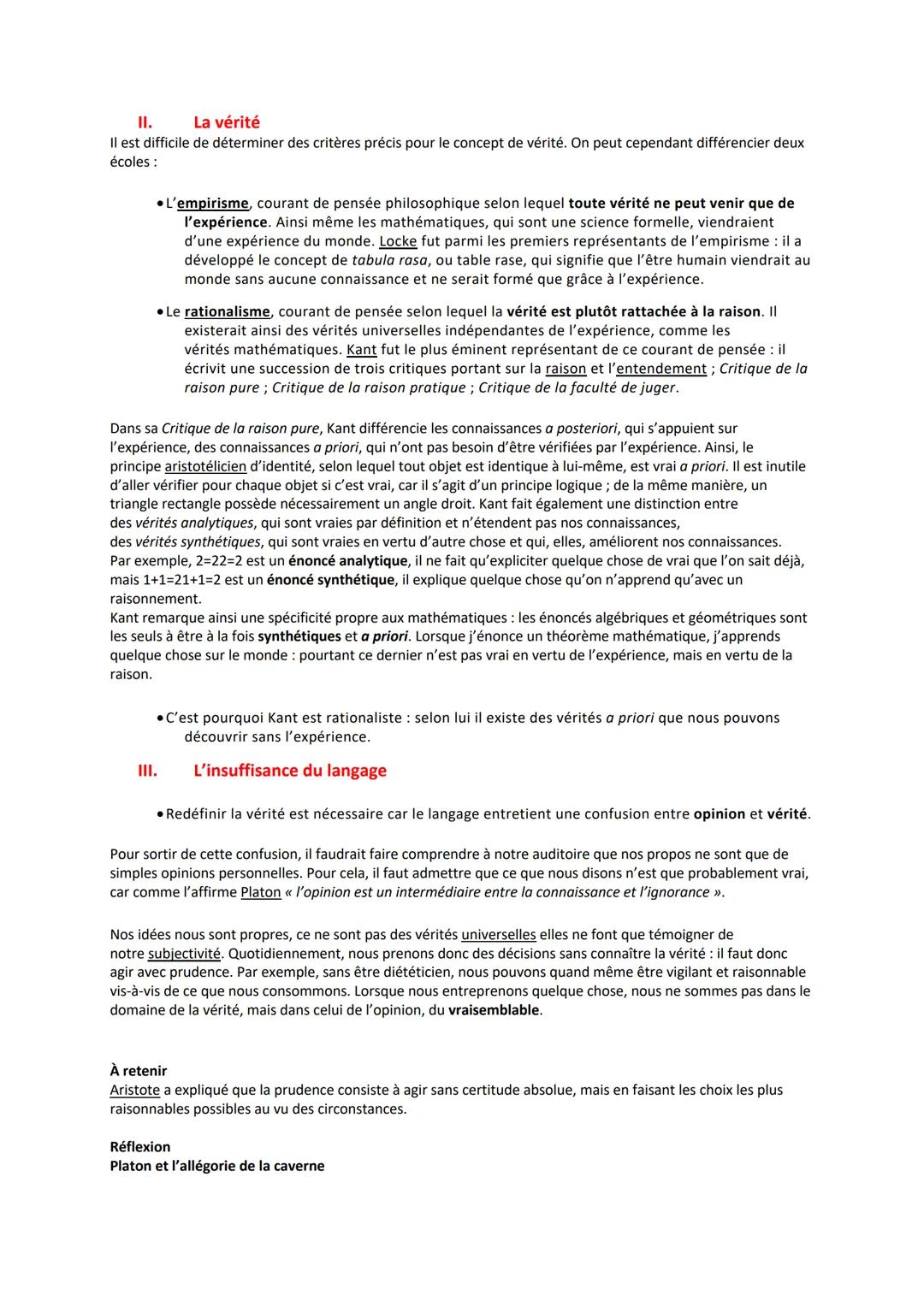 ## LA VÉRITÉ
### Introduction:
Au quotidien nous affirmons tous des choses comme si elles étaient vraies, sans même y penser ou se
questio