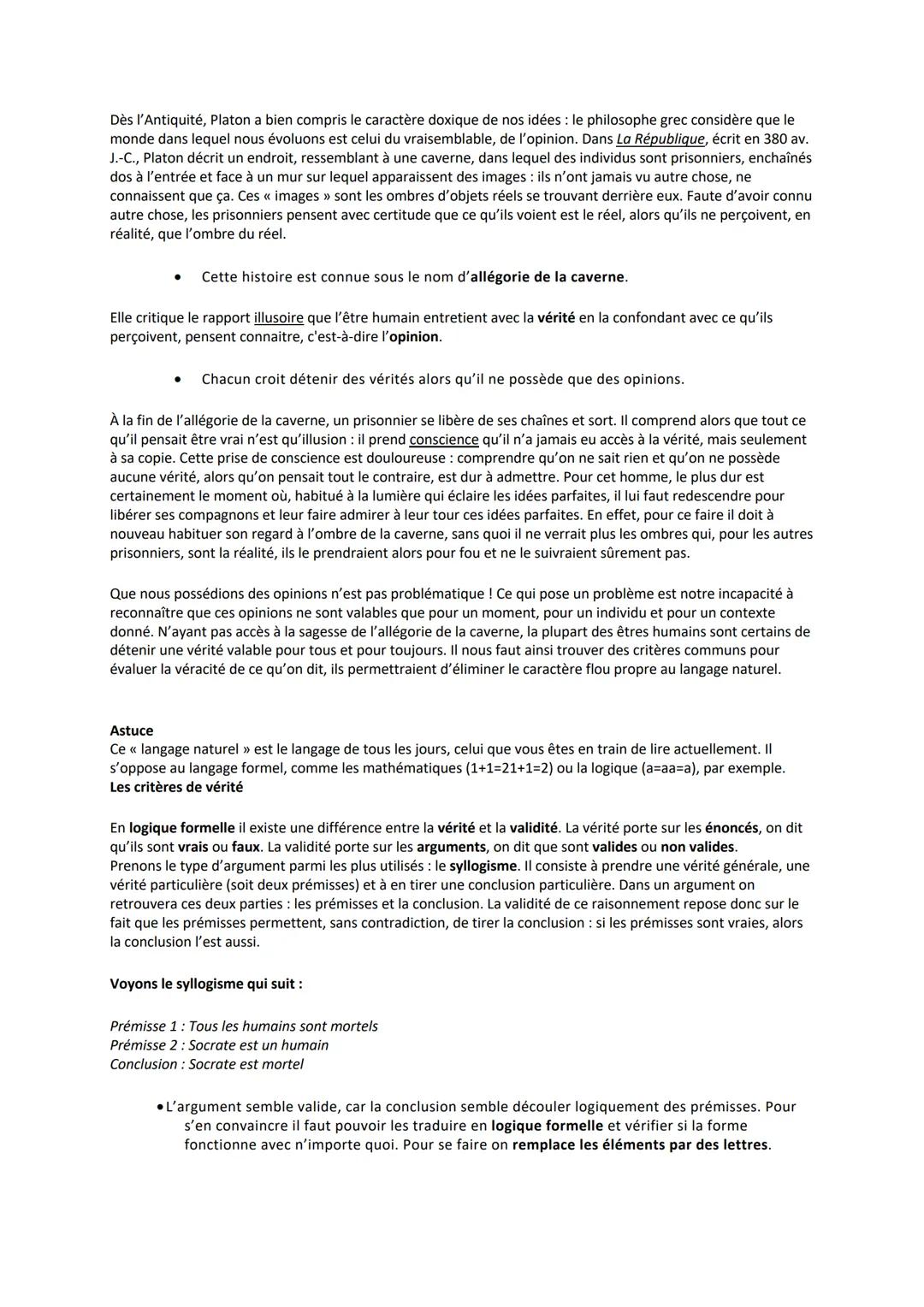 ## LA VÉRITÉ
### Introduction:
Au quotidien nous affirmons tous des choses comme si elles étaient vraies, sans même y penser ou se
questio