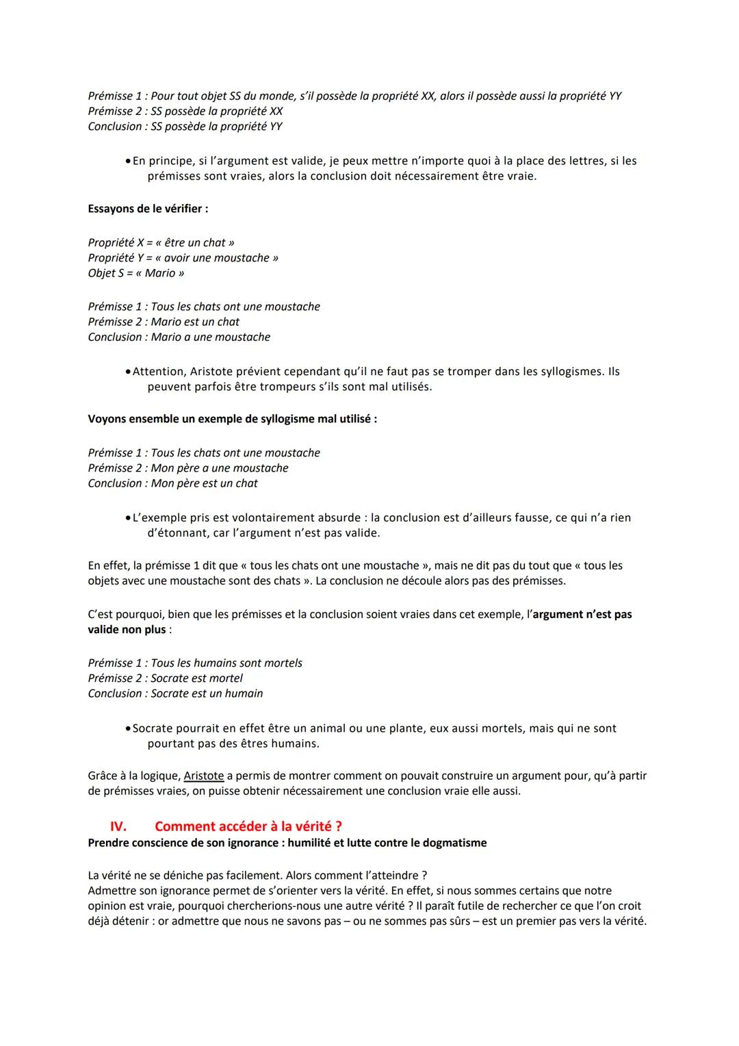 ## LA VÉRITÉ
### Introduction:
Au quotidien nous affirmons tous des choses comme si elles étaient vraies, sans même y penser ou se
questio