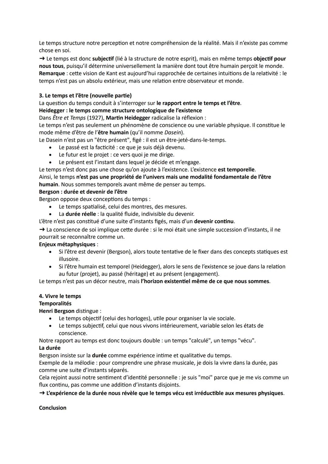 LE TEMPS
Introduction
Le temps est une dimension de notre réalité, celle qui se manifeste dans le changement, dans le fait
que toutes les ch