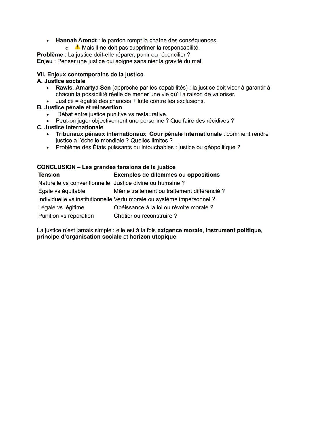 ## LA JUSTICE
## LA JUSTICE / LE DROIT/ L'ÉTAT
I. La justice est-elle naturelle ou une construction humaine ?
A. La justice comme norme nat