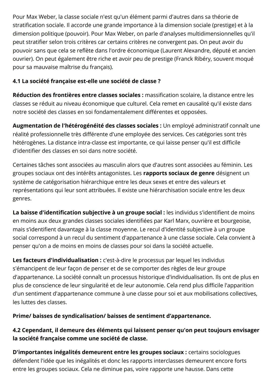 Chapitre 2: Comment est
structurée la société française
actuelle
1. Les multiples facteurs de hiérarchisation
1.1 Les facteurs économiques
1