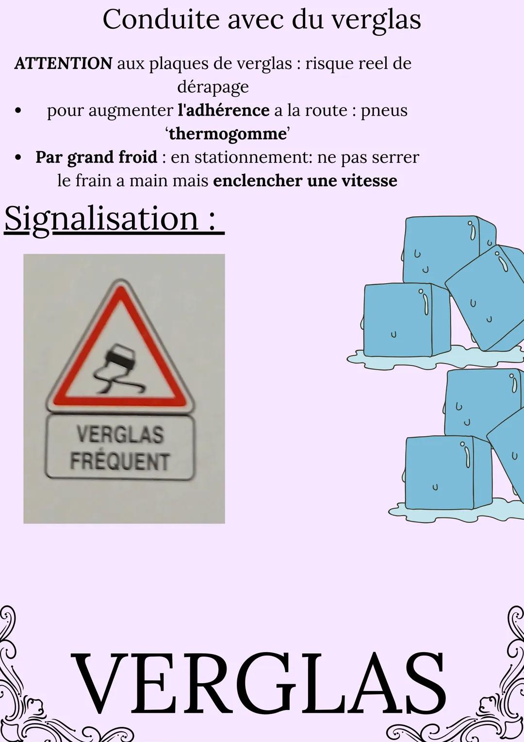 Fiche De Conduite
La Route (R)
Conduite dans des conditions difficiles
- nuit
- pluie
- brouillard
- neige
- verglas
- vent
- soleil # 2