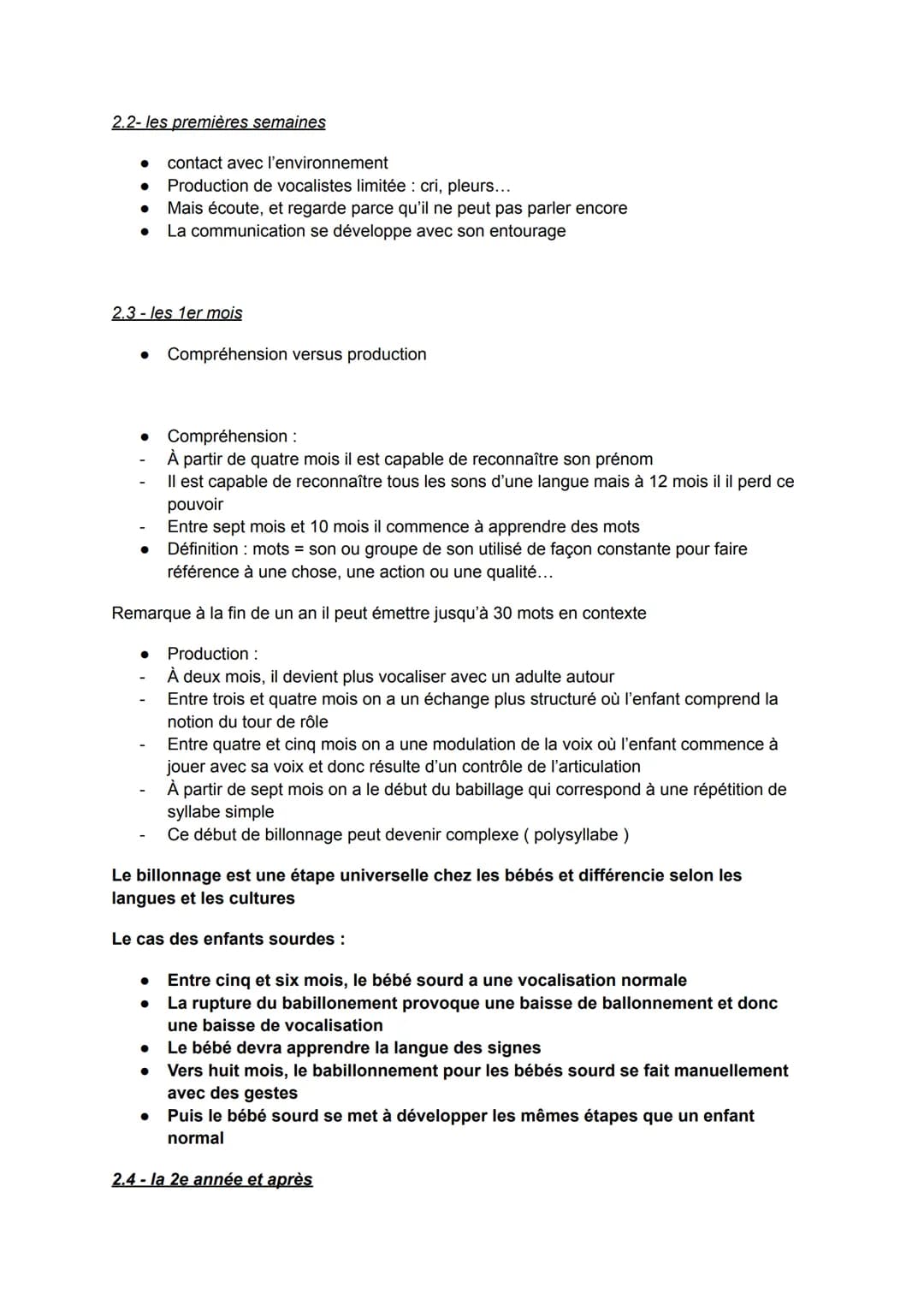 # Chap 2: Le développement du langage
0) Introduction
* Intérêt de beaucoup de disciplines
* Important: Communication
* → le langu