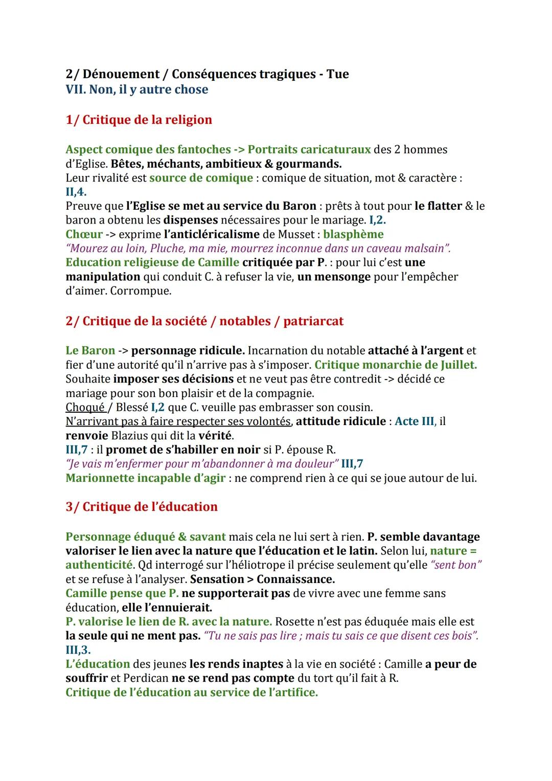 # Dissertations
I. Non les jeux de la parole de livrent pas des sentiments sincères -
> mais ce n'est pas grave.
1/ Badinage léger.
Pas d