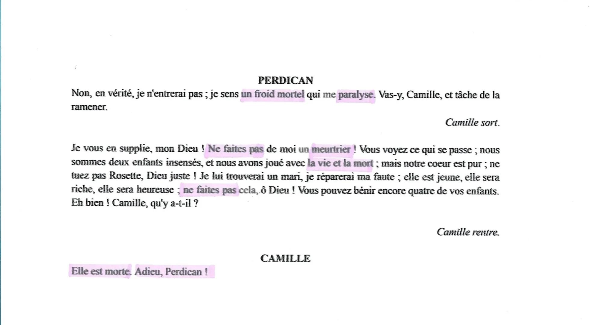 # On ne badine pas avec l'amour, Alfred de Musset, Acte III Scène 8
Introduction:
On ne badine pas avec l'amour est une pièce fortement in