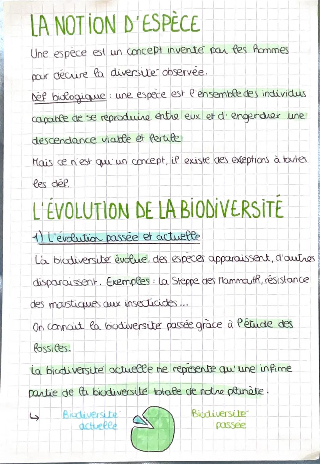 # la biodiversité
ET SON EVOLUTION partie 1.
# LA BIODIVERSITÉ ET SES ÉCHELLES
La biodiversité est la diversité du monde vivant. Elle
se dé