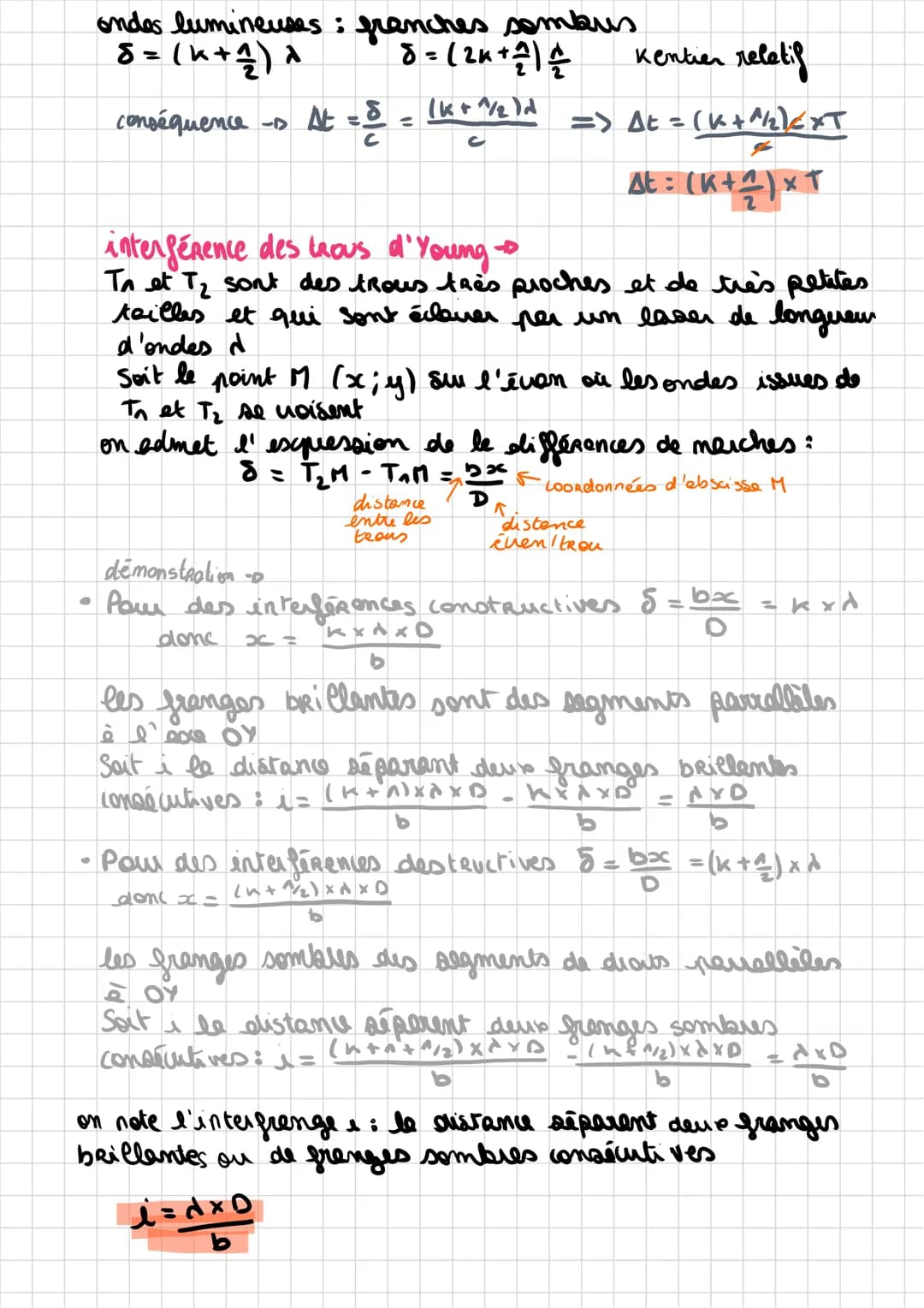 # DIFFRACTIONS DES ONDES
# ET INTERFERENCES
## diffraction par une ouverture:
- mise en évidence (avec la lumière) ->
laser de longueur d'