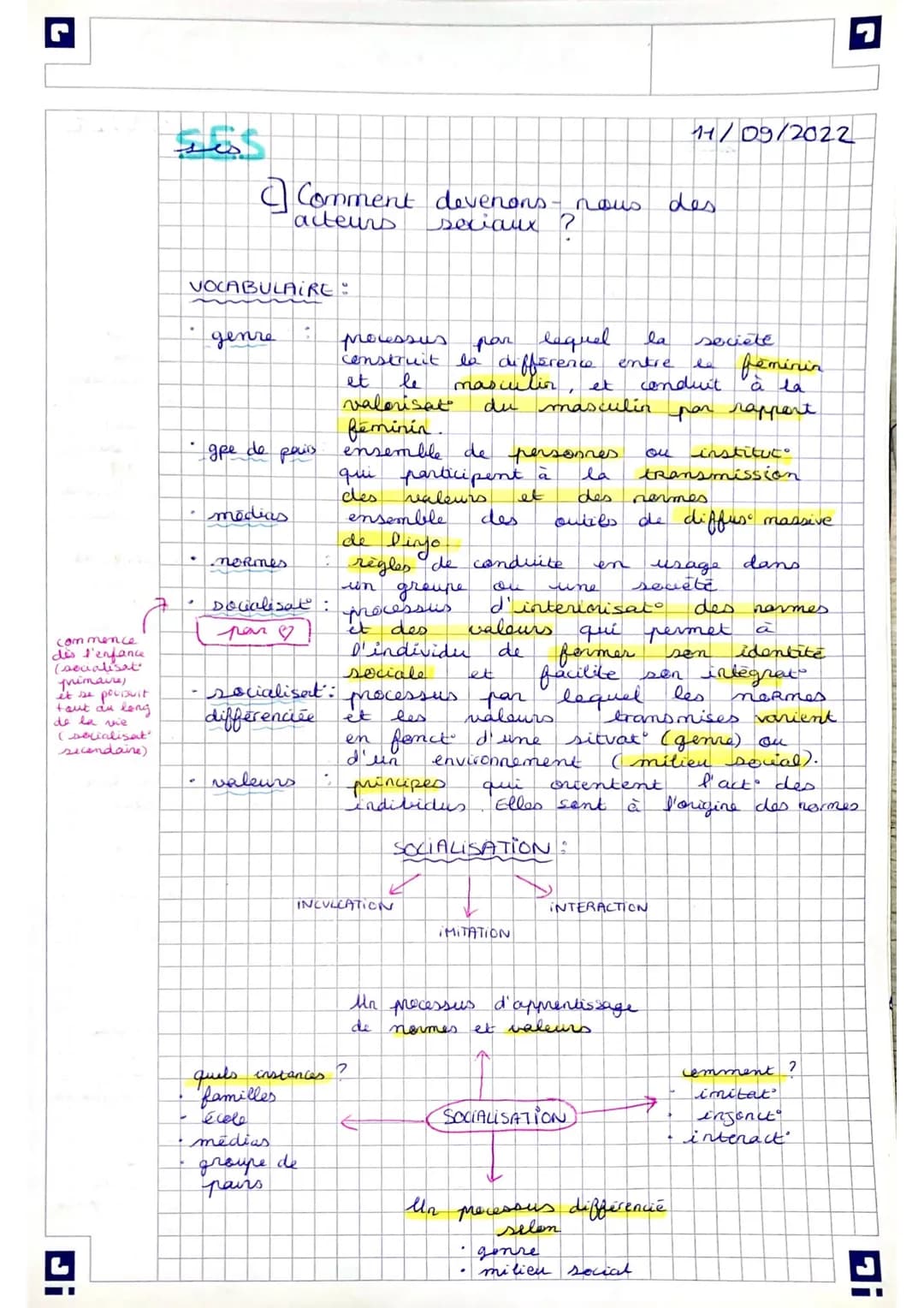 ses
11/09/22
B) Comment se forment les
prix sur le marché ?
VOCABULAIRE :
prix
Offre
fonction
d'offre
* courbe de demande :
repr