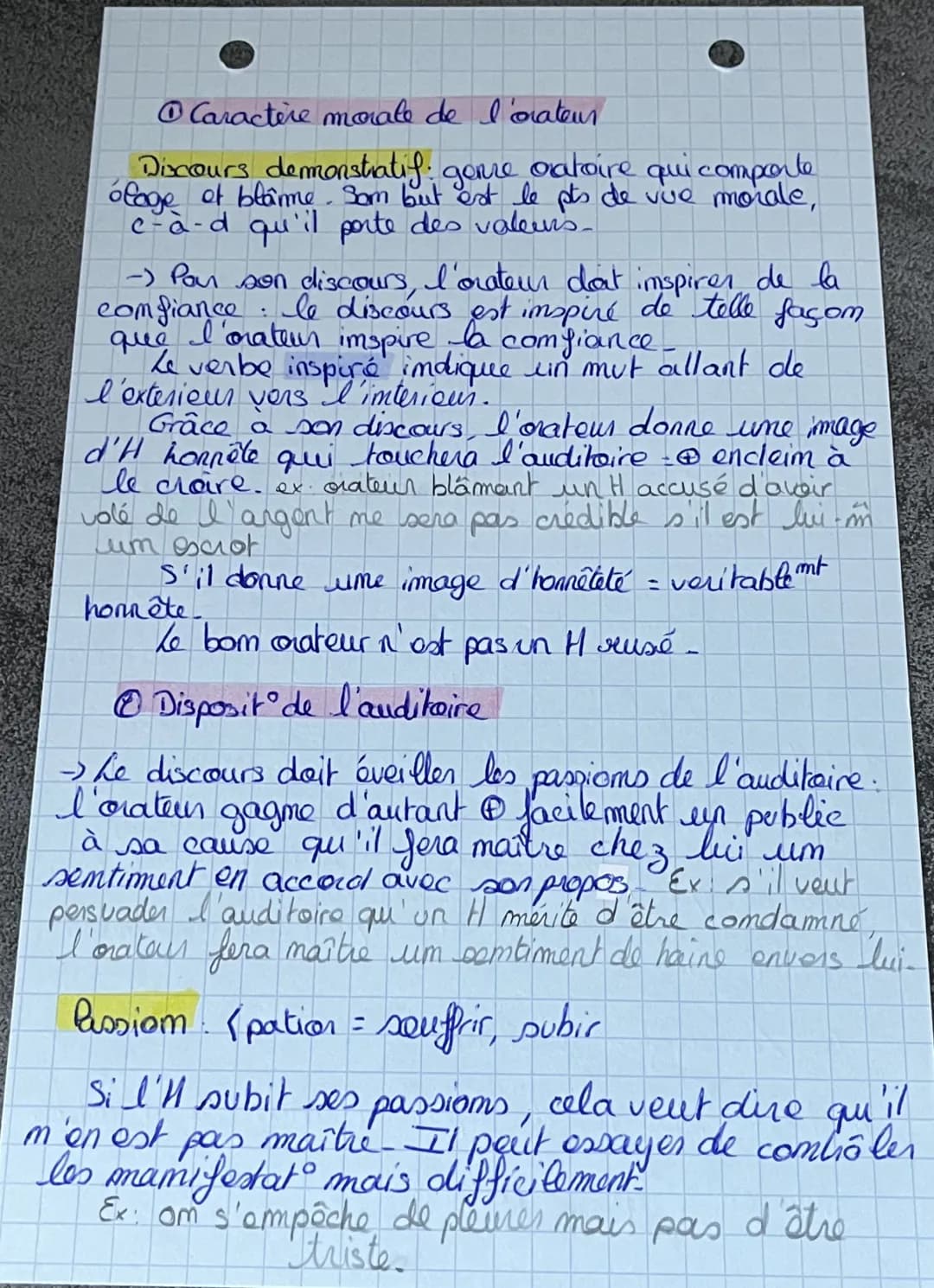 # Philosophie Chapitre I. L'art de la parole
4/5
ARISTOTE, La Rhelovique « la Rhetoriquer ast la
faculté de comsiderer, pour chaque questio
