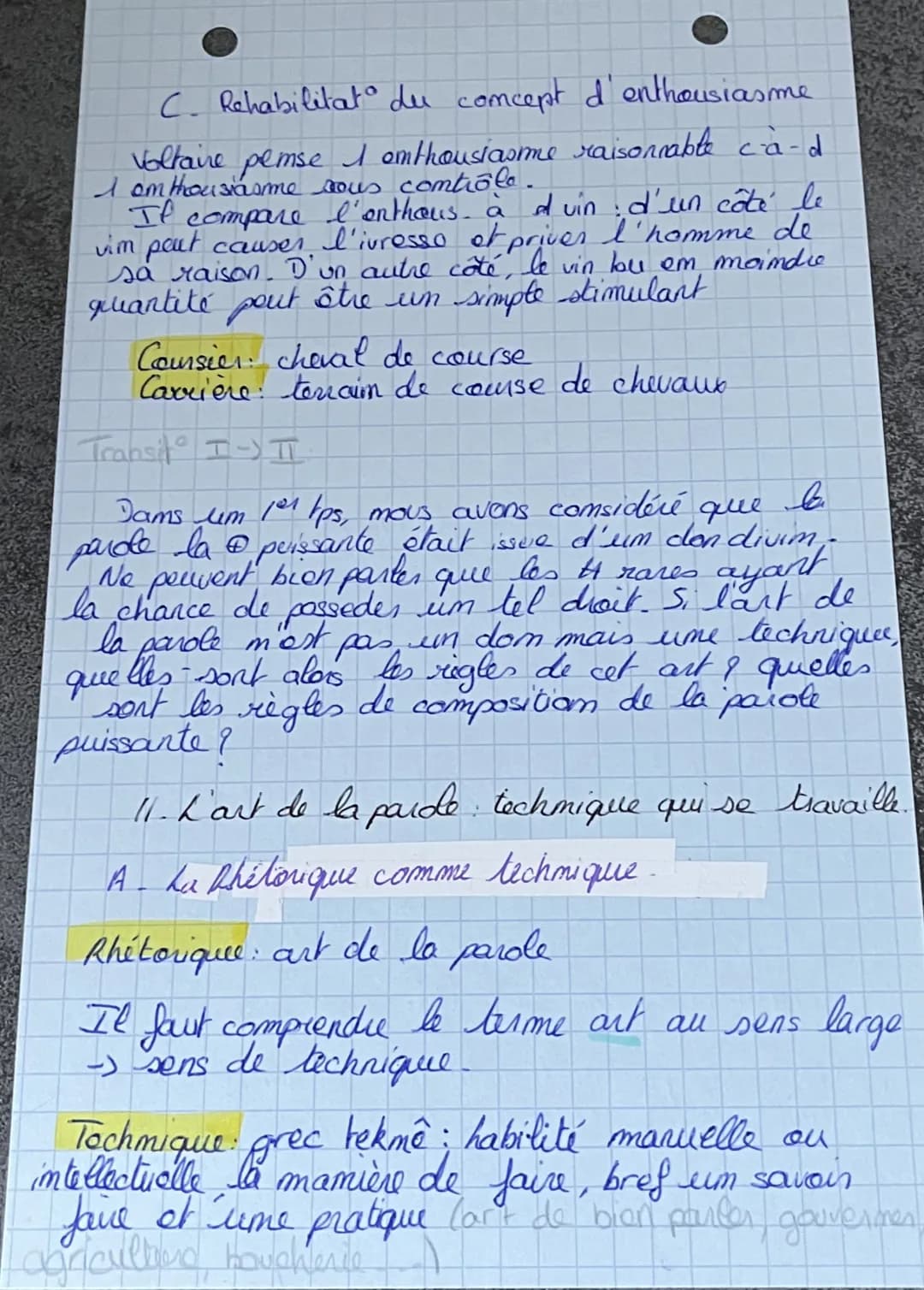 # Philosophie Chapitre I. L'art de la parole
4/5
ARISTOTE, La Rhelovique « la Rhetoriquer ast la
faculté de comsiderer, pour chaque questio