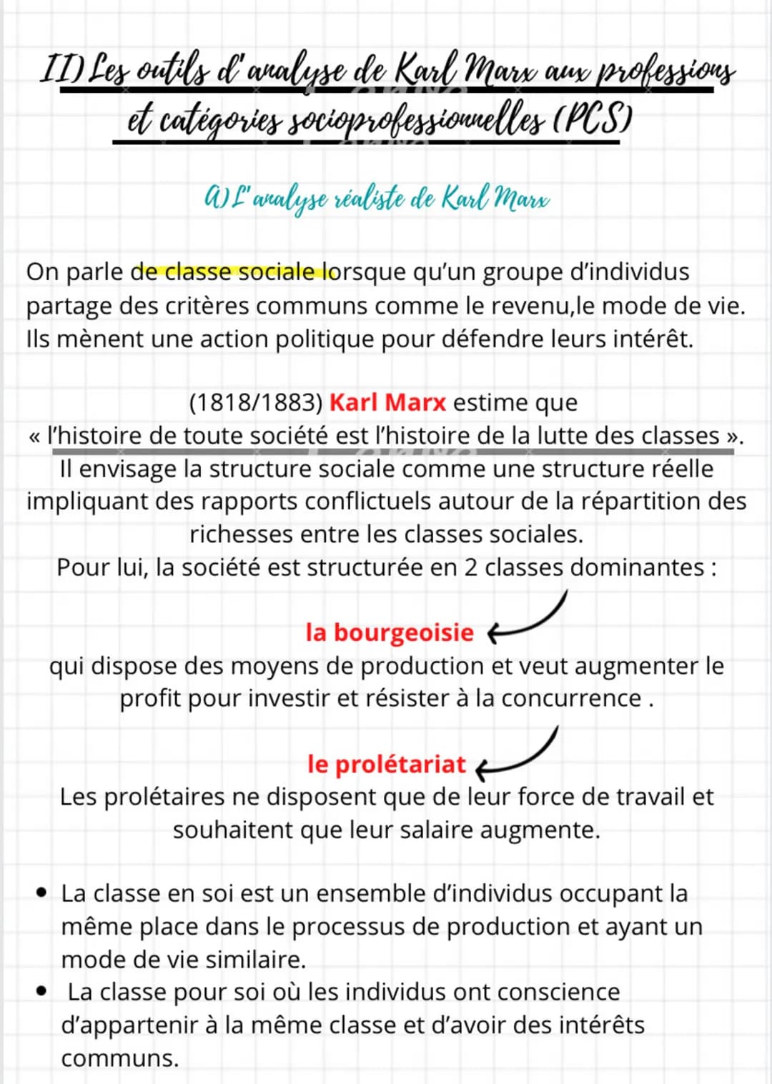 ## C) Les PCS comme grille de lecture de la morphologie de la société
En 1954, la première nomenclature de la population française réalisée