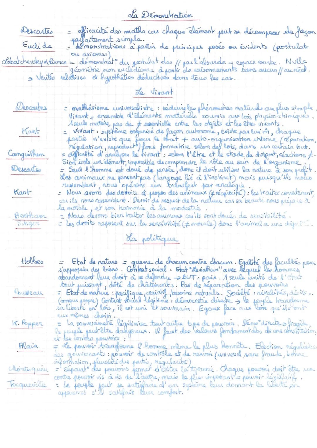 # La Démonstration
Descartes
= efficacité des maths car chaque élément peut se décomposer de façon payaitement simple.
Euclide
= demonstrat